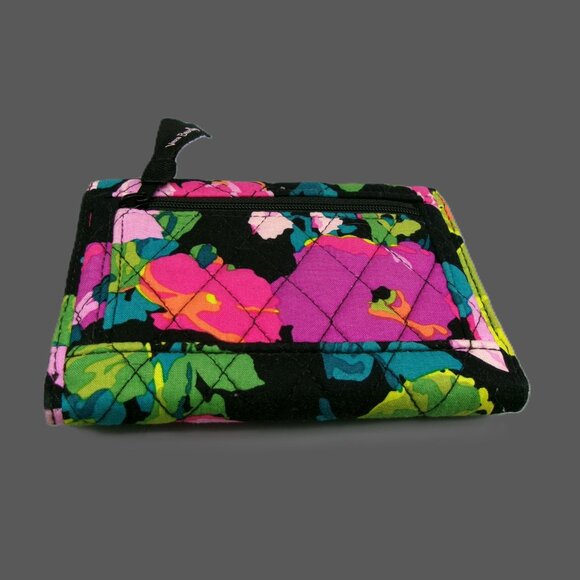 Vera Bradley Tri Fold Wallet in HiLo Meadow Fabric, All in One - Picture 6 of 8